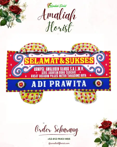 Papan Bunga Ucapan Selamat LAHAT