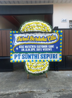 Papan Bunga Duka di LAHAT