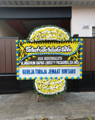 Papan Bunga Duka di LAHAT