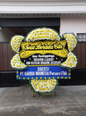 Papan Bunga Duka di LAHAT